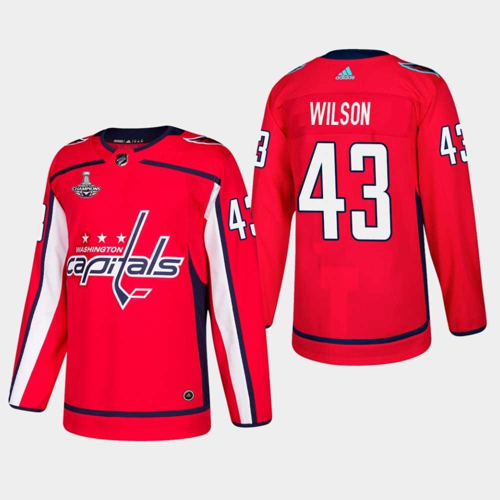 Capitals 43 Tom Wilson Red 2018 Stanley Cup Champions Adidas Jersey,We sell and wholesale Capitals 43 Tom Wilson Red 2018 Stanley Cup Champions Adidas Jersey on line form chian!